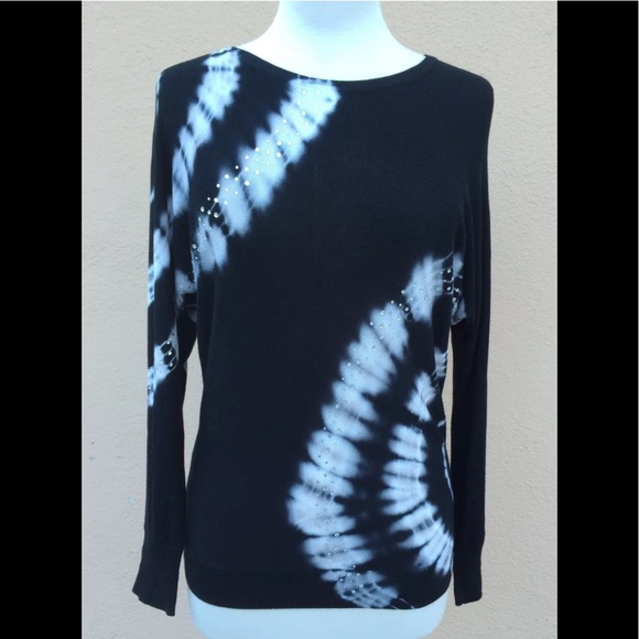 Inc international concepts printed sweater black XS - Picture 2 of 6